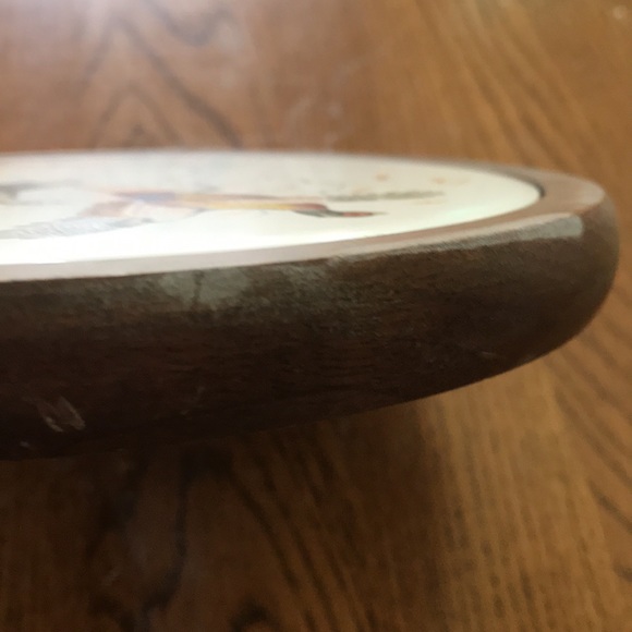 Pheasants in Flight Ceramic Tile Round 7” Across - Picture 5 of 5